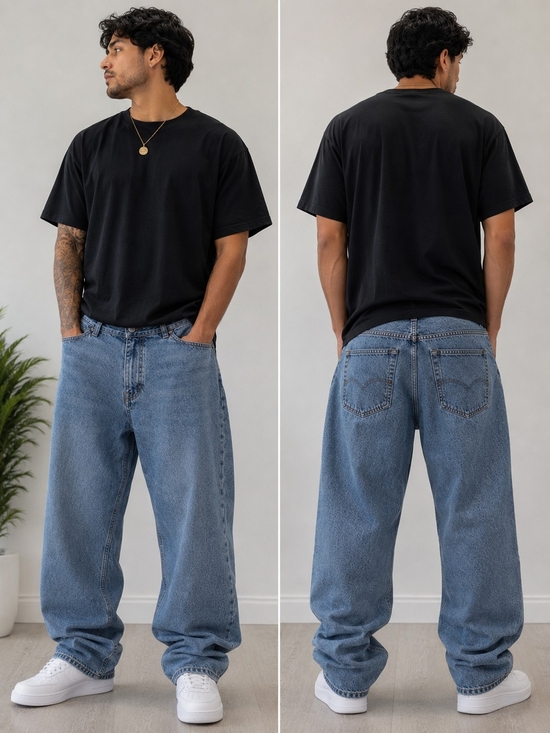 Company 81 Other - Vintage Baggy Fit Men’s Jeans in Light Blue